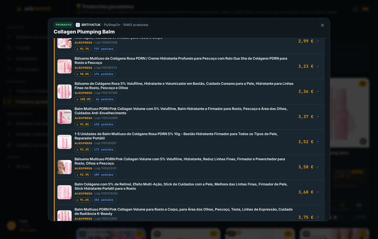 Producto asociado a varios anunciantes en Ads Bench; la asociación no demuestra dropshipping