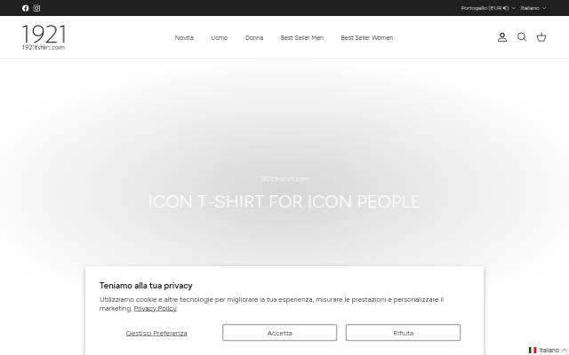 Montra da 1921T-Shirt.com