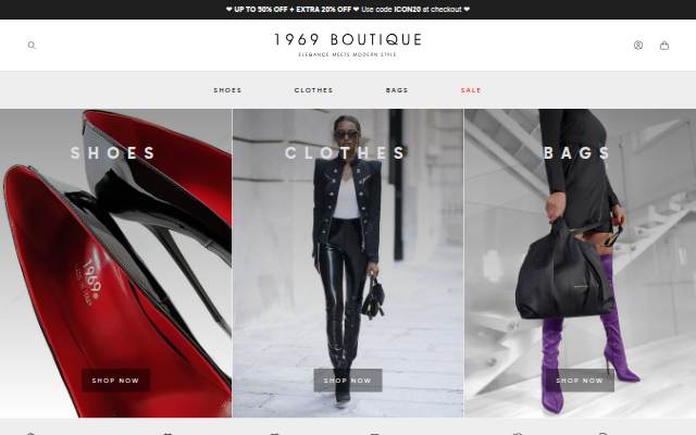 1969 Boutique storefront
