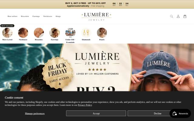 Lumiere Jewelry storefront