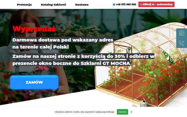 Szklarnie z poliwęglanu od producenta storefront