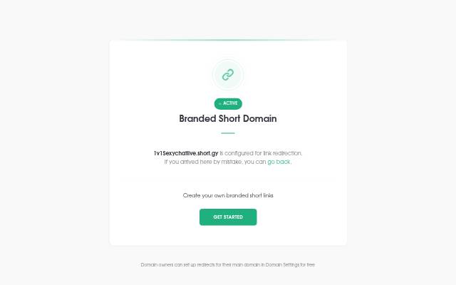 Startseite von 1v1Sexychatlive.short.gy is a custom short domain