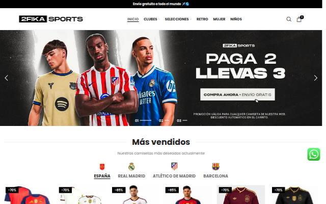 2FIKA Sports storefront