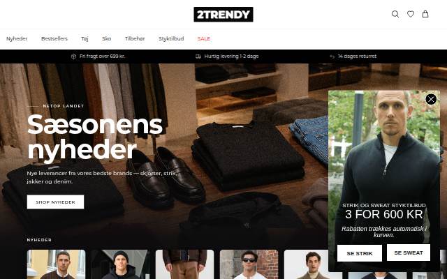 2trendy.dk storefront