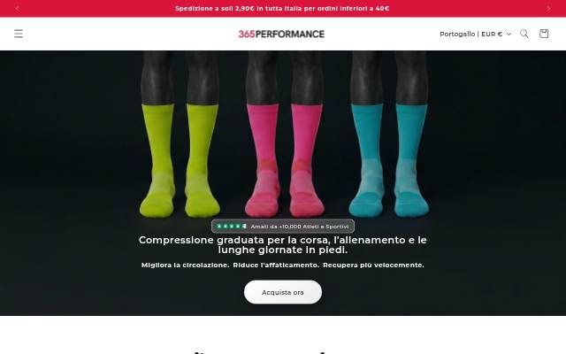 365performanceclub.com storefront