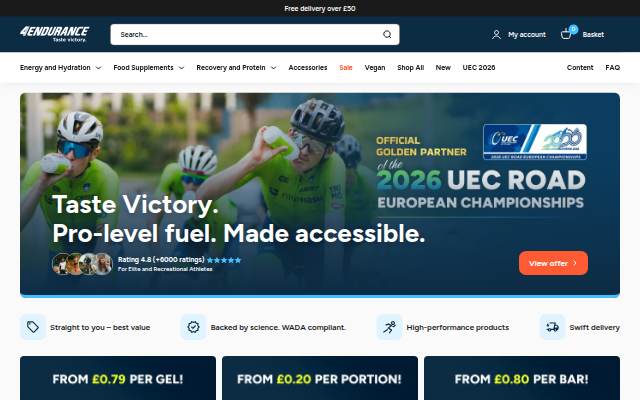4Endurance UK storefront