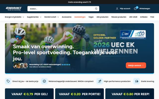 4Endurance Nederland storefront