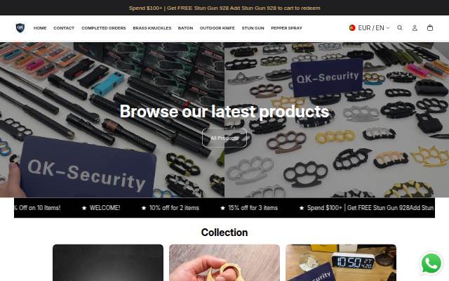 QK-Security storefront