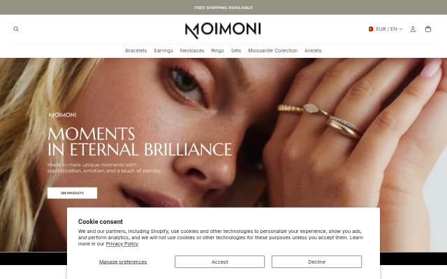 Moimoni storefront