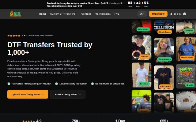 Startseite von 6Tranasfers