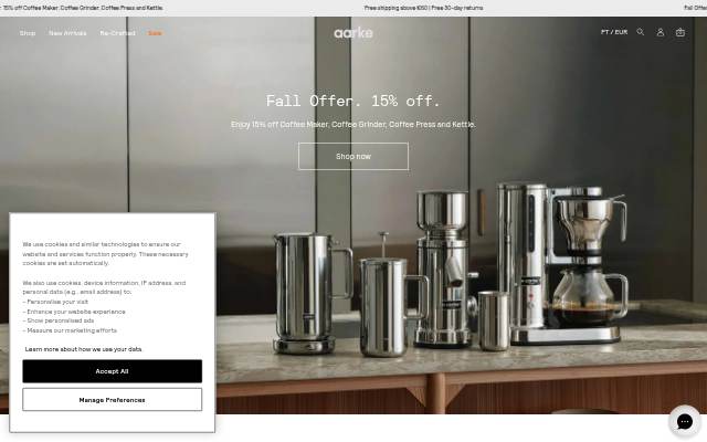Aarke AB storefront