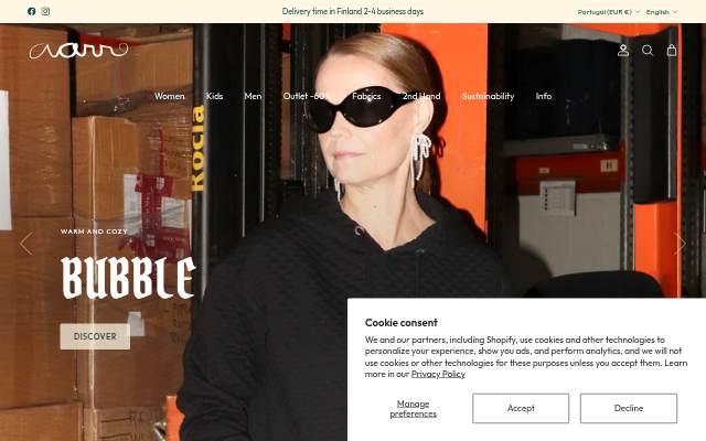Aarrelabel storefront