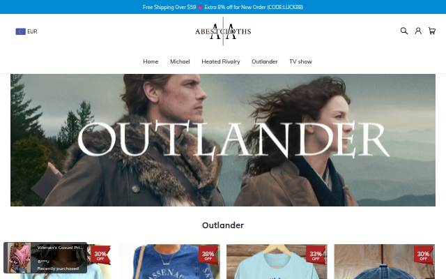 Abestcloths storefront