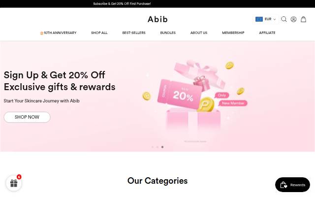 Vitrine de Abib Global