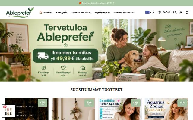 Ableprefer storefront
