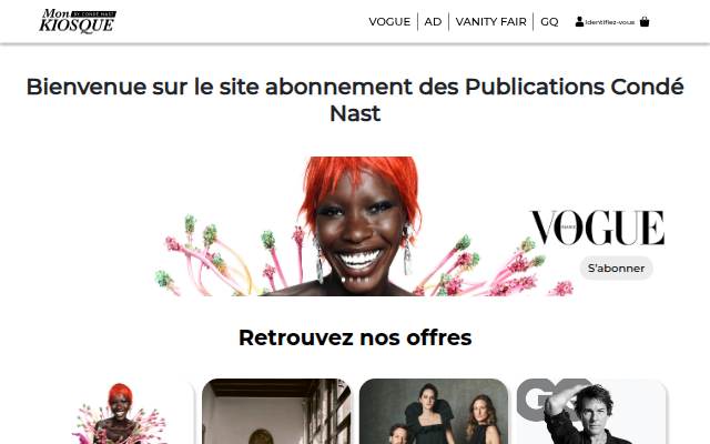 Condé Nast storefront