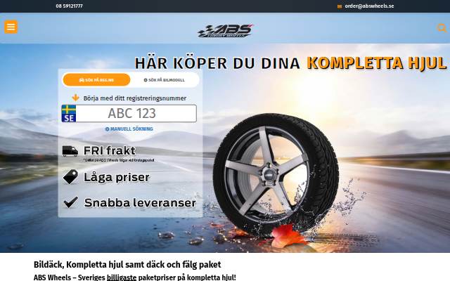 ABS WHEELS SWEDEN AB storefront