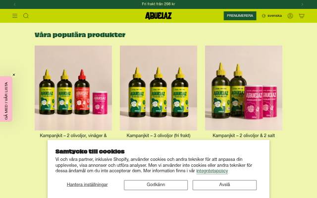 Abuelaz storefront