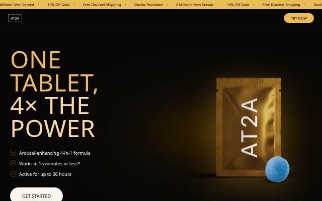 Aurum Gold — One Tablet, 4× The Power storefront