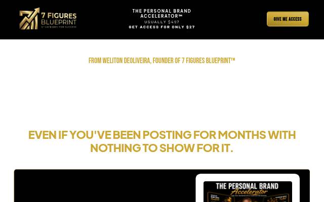 The Personal Brand Accelerator storefront