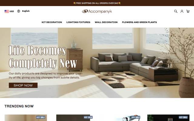 ACCOMPANYK storefront