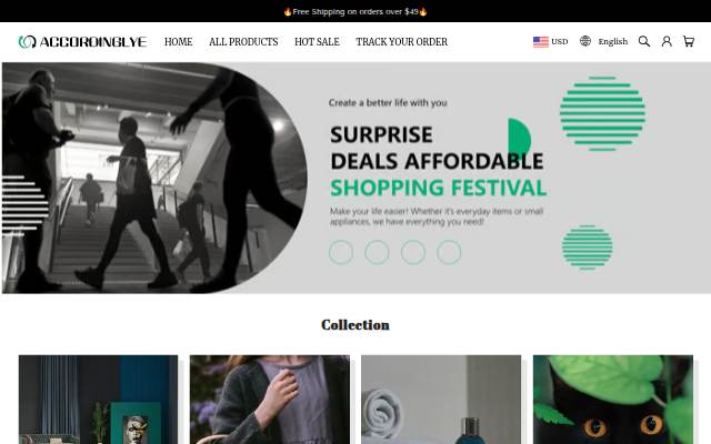 Vitrine de ACCORDINGLYE