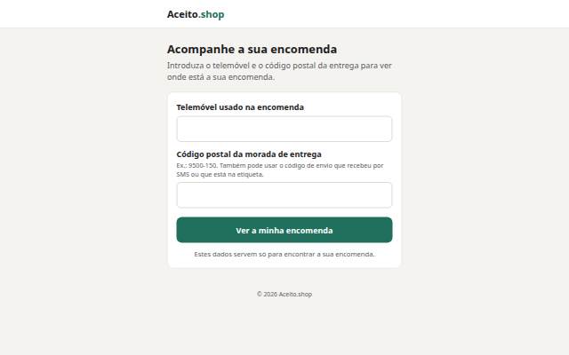 Vitrine de aceito.shop