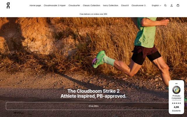 On Running storefront