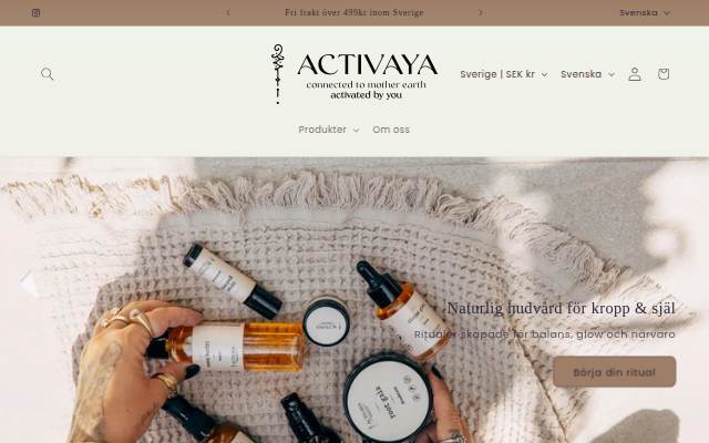 Activaya storefront