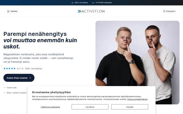 Activeflow storefront