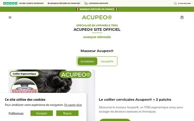ACUPEO® storefront