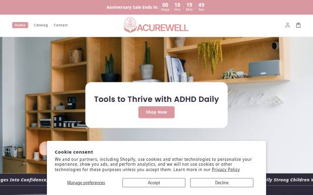 Acurewell storefront