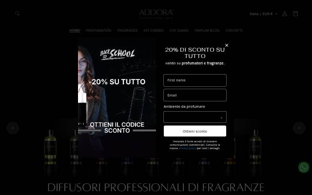 Montra da Addora officina dell'aria