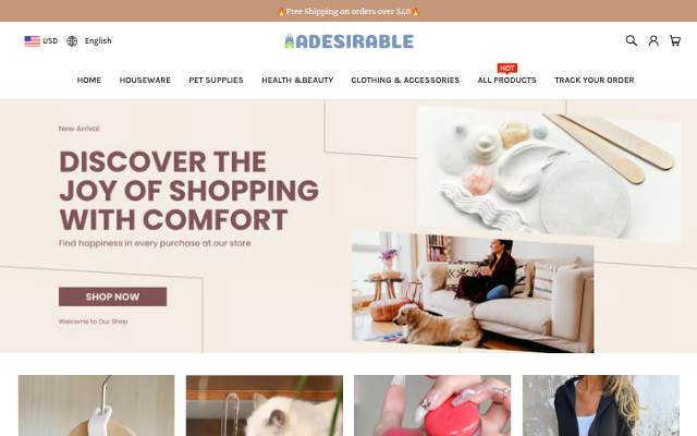 ADESIRABLE storefront