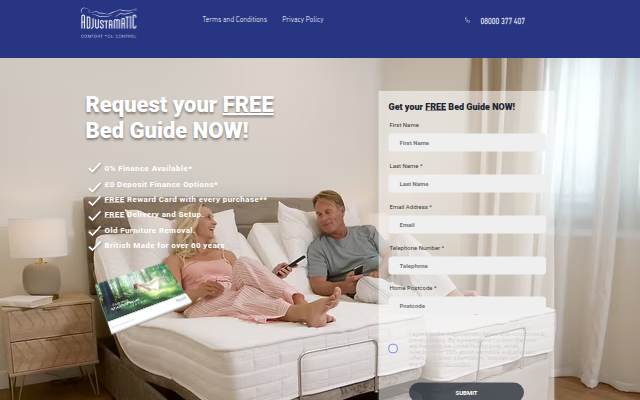 Montra da Adjustamatic Beds