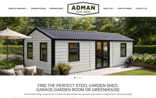 Adman Steel Sheds | Ireland storefront