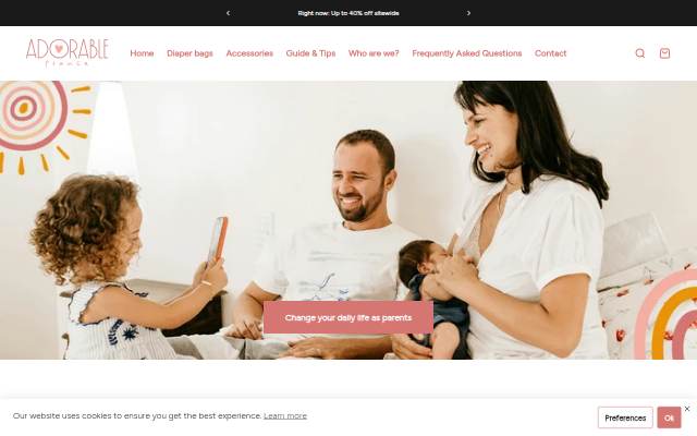 Startseite von Adorable