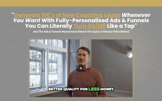 Ads &amp; Funnels Mastermind storefront