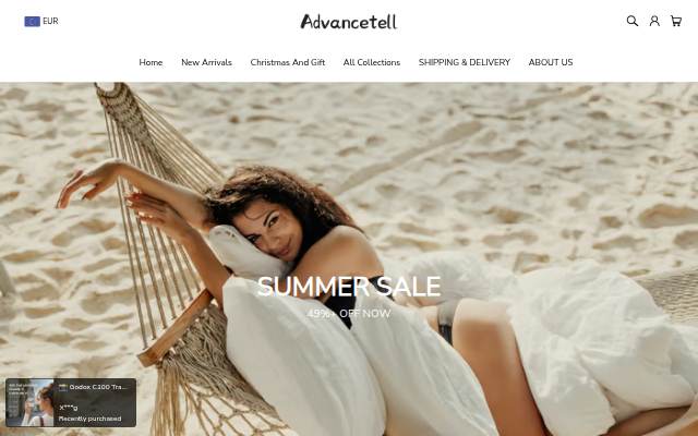 Advancetell storefront