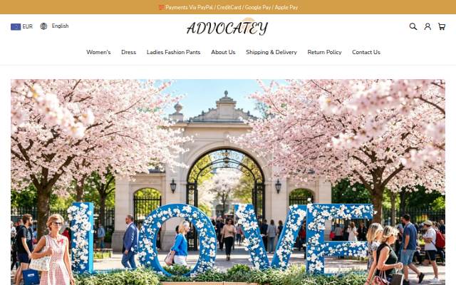 Advocatey storefront