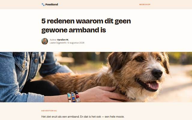 5 redenen waarom dit geen gewone armband is storefront