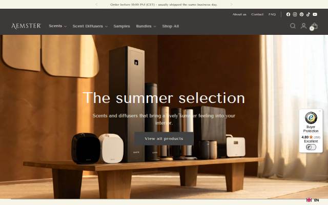 Aemster storefront
