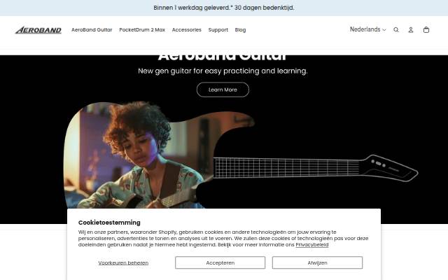 AeroBand Europe B.V. storefront