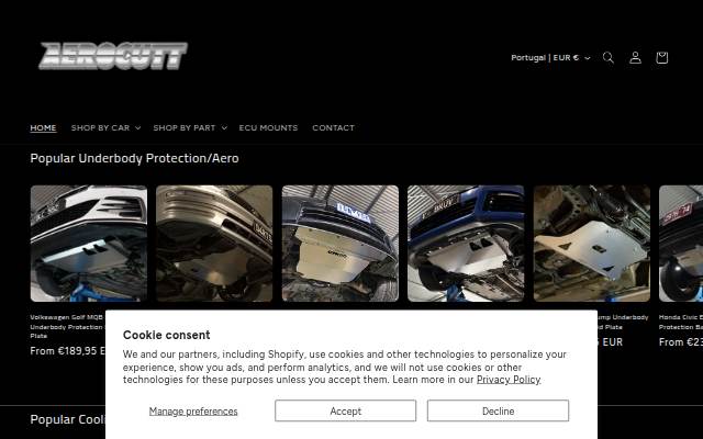 AEROCUTT.COM storefront