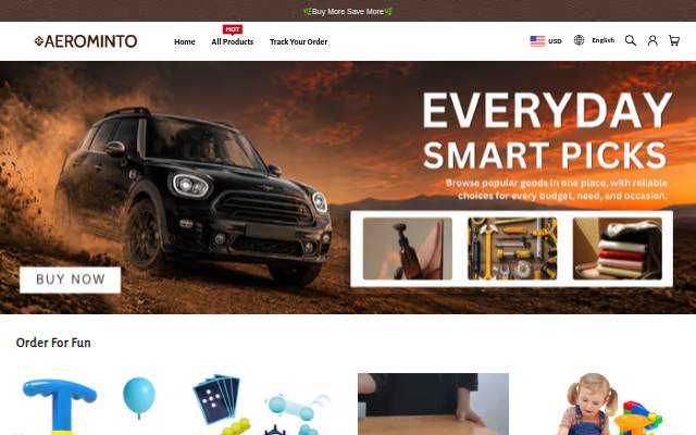 AEROMINTO storefront
