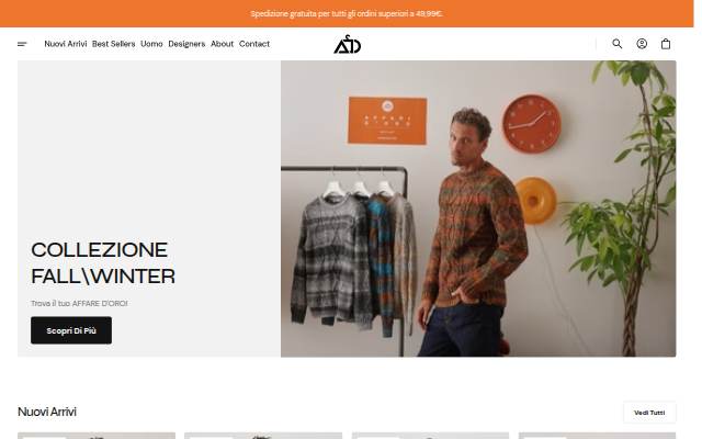 Affari D storefront