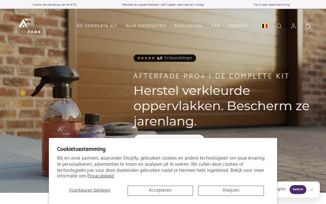 Afterfade storefront
