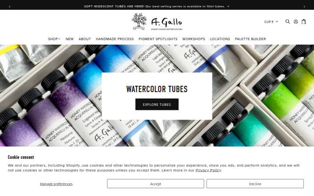 A. Gallo Colors storefront