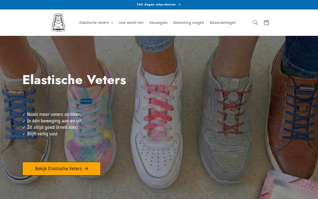 Vitrine de Agletless Elastische Veters
