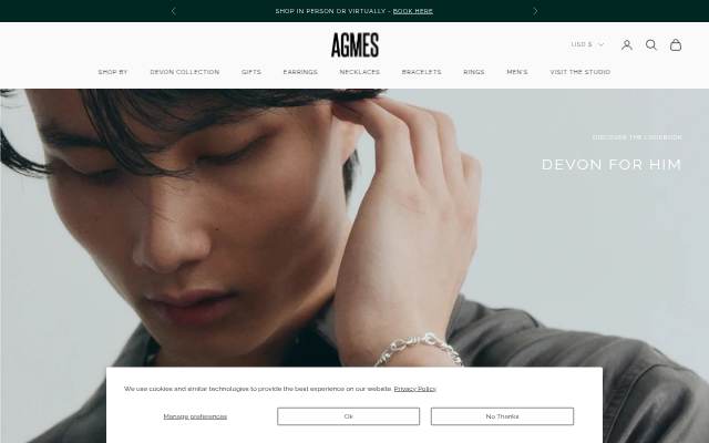 AGMES storefront
